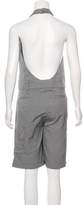 Thumbnail for your product : Alexander Wang Halter Button-Up Romper