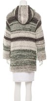 Thumbnail for your product : Etoile Isabel Marant Hooded Striped Cardigan