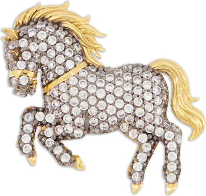 BEGÜM KHAN My Little Pony crystal-embellishment left ear earrings