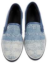 Thumbnail for your product : Jimmy Choo Distressed Denim Sneakers