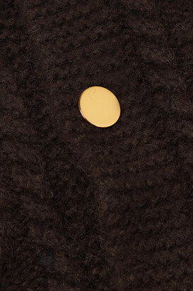Bottega Veneta Cable-knit Wool Jacket - Brown