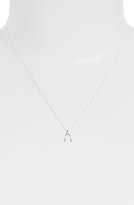 Thumbnail for your product : Dogeared 'Reminder - Wish' Wishbone Pendant Necklace