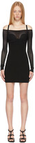 Thumbnail for your product : Dion Lee Black Mesh Hosiery Dress