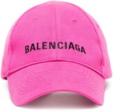 Thumbnail for your product : Balenciaga Pink Logo Embroidered Cap