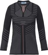 Thumbnail for your product : Prada geometric intarsia sweater