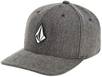 Volcom Men's Flex-Fit Heathered Logo Hat