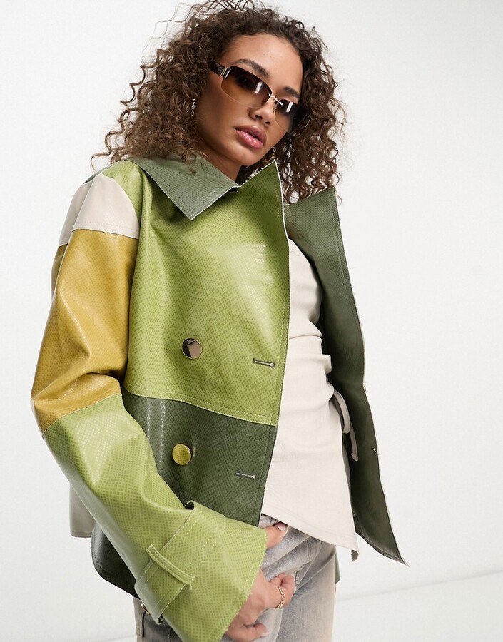 Women's Green Suede Jacket | ShopStyle