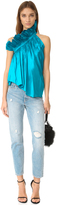 Thumbnail for your product : Marques Almeida One Shoulder Frill Top