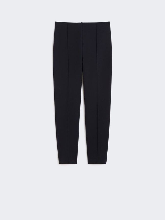 Max Mara Scuba jersey cigarette trousers
