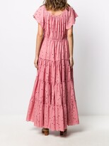 Thumbnail for your product : Innika Choo Embroidered Flared Maxi Dress