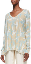 Thumbnail for your product : Minnie Rose Long-Sleeve Printed Camo Pullover