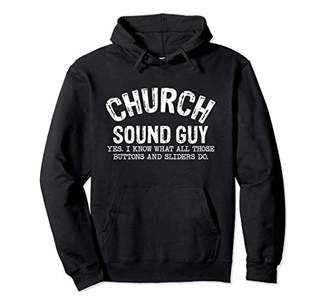 Church's Sound Guy Hoodie | Funny Audio Techs Hoodies