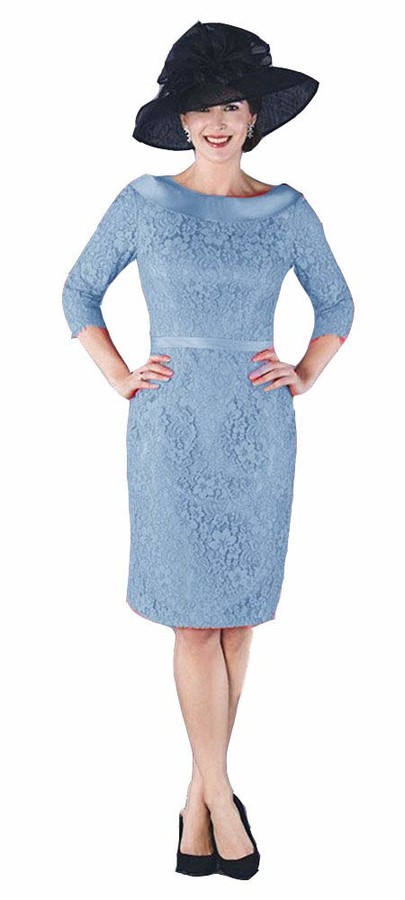 Dusty Blue Long Dress | Shop the world ...
