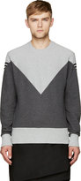 Thumbnail for your product : Y-3 Grey Panelled Hero FT Sweater