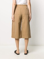 Thumbnail for your product : Casey Casey Pleated Cropped Trousers