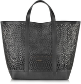 Thumbnail for your product : Vanessa Bruno Le Cabas Large Perforated Leather Tote