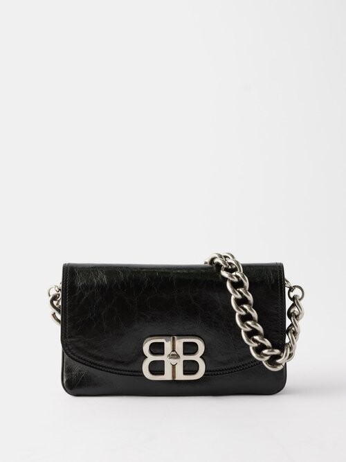 Balenciaga Bb Soft Small Leather Handbag - ShopStyle Shoulder Bags