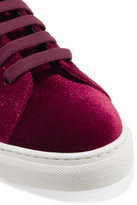 Thumbnail for your product : Iris and Ink Joey Velvet Sneakers