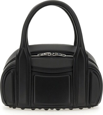 トートバッグ ALEXANDER WANG Black Nappa Leather Roc Small Handbag Alexander Wang Nappa Leather Roc Small Handbag in Black | Lyst