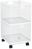 Thumbnail for your product : Container Store Stacking Mesh File Crate White