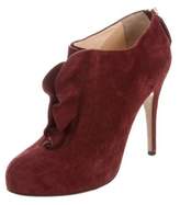 Thumbnail for your product : Valentino Suede Platform Booties