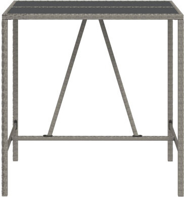 Latitude Run Dannyel Rectangular 43.3'' L x 27.6'' W Outdoor Bar Table