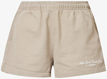 + Lacoste appliquéd stretch-twill shorts