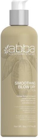 ABBA Smoothing Blow Dry Lotion Tames Frizz And Enhances Shine 6oz 177ml