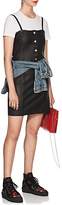 Thumbnail for your product : SIR The Label Women's Vera Leather Button-Front Dress - Black