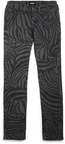 Thumbnail for your product : Hudson Girl's Zebra-Print Repetition Jeans