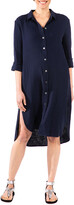 Thumbnail for your product : Loyal Hana Maternity Carissa Crinkled Shirtdress