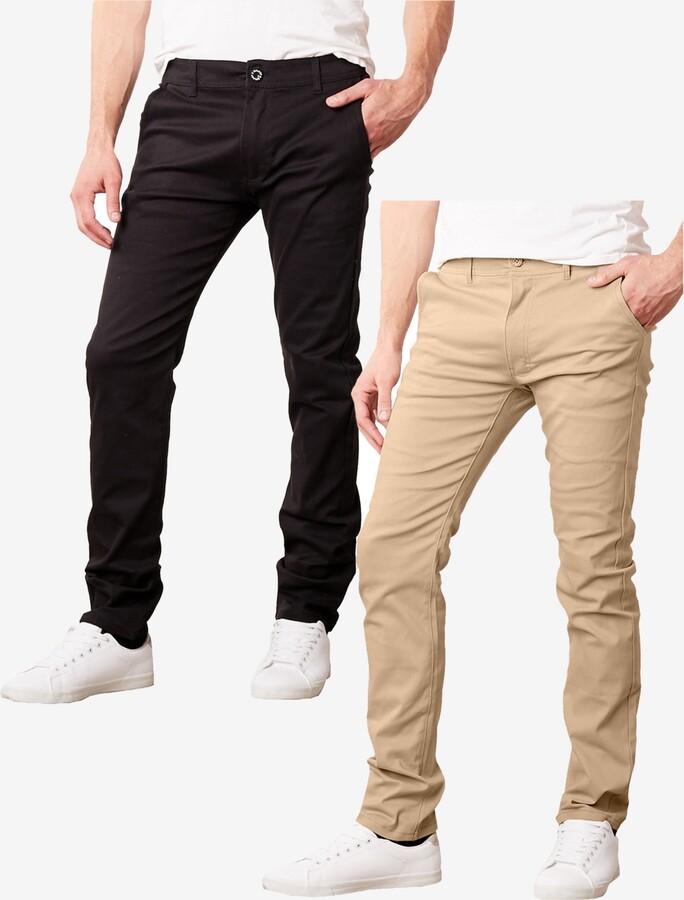 Galaxy By Harvic Men's Cotton Flex Stretch Classic Cargo Pants - ShopStyle