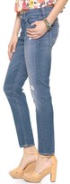 Thumbnail for your product : 7 For All Mankind Josephina Destroyed Jeans with Rolled Hem