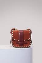 Gemma leather mini messenger bag 
