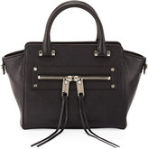 Thumbnail for your product : Milly Riley Goatskin Crossbody Tote Bag, Black