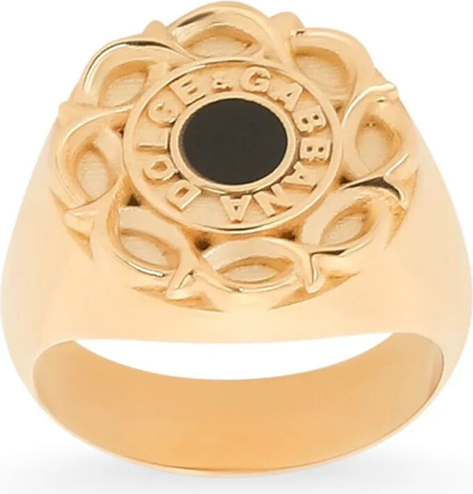 Dolce & Gabbana print enamel ring