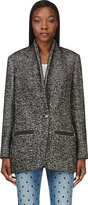 Thumbnail for your product : Etoile Isabel Marant Black & White Herringbone Denver Jacket