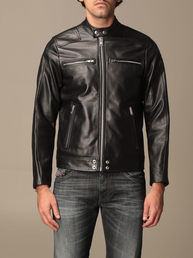 diesel jacket leather
