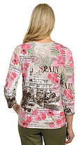 Thumbnail for your product : Allison Daley Plus Jeweled Spain Top