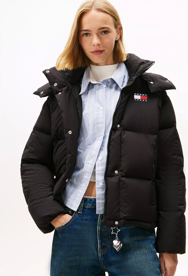 Tommy Jeans Longline Jacket Women Tommy Jeans Black Longline