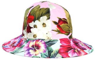 Dolce & Gabbana Children Floral cotton hat