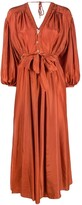 Thumbnail for your product : Forte Forte Belted Silk Dress