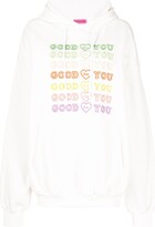 Thumbnail for your product : Ireneisgood Embroidered-Slogan Hoodie