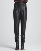 Thumbnail for your product : Jean Paul Gaultier Pleated Pants with Wide Waistband