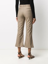 Thumbnail for your product : Rokh Front Slits Cropped Trousers
