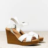 Thumbnail for your product : American Eagle Strappy Wooden Wedge