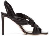 Thumbnail for your product : Jimmy Choo Lalia 85 Twisted Leather Slingback Sandals - Womens - Black