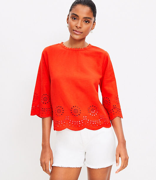 bcbg tori peplum top