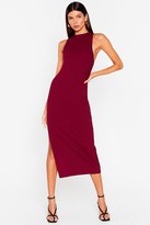 Thumbnail for your product : Nasty Gal Womens Asymmetric Cut Out Bodycon Midi Dress - Purple - 14