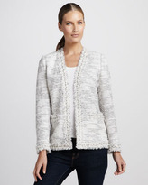 Thumbnail for your product : Neiman Marcus Bling-Detailed Tweed Jacket